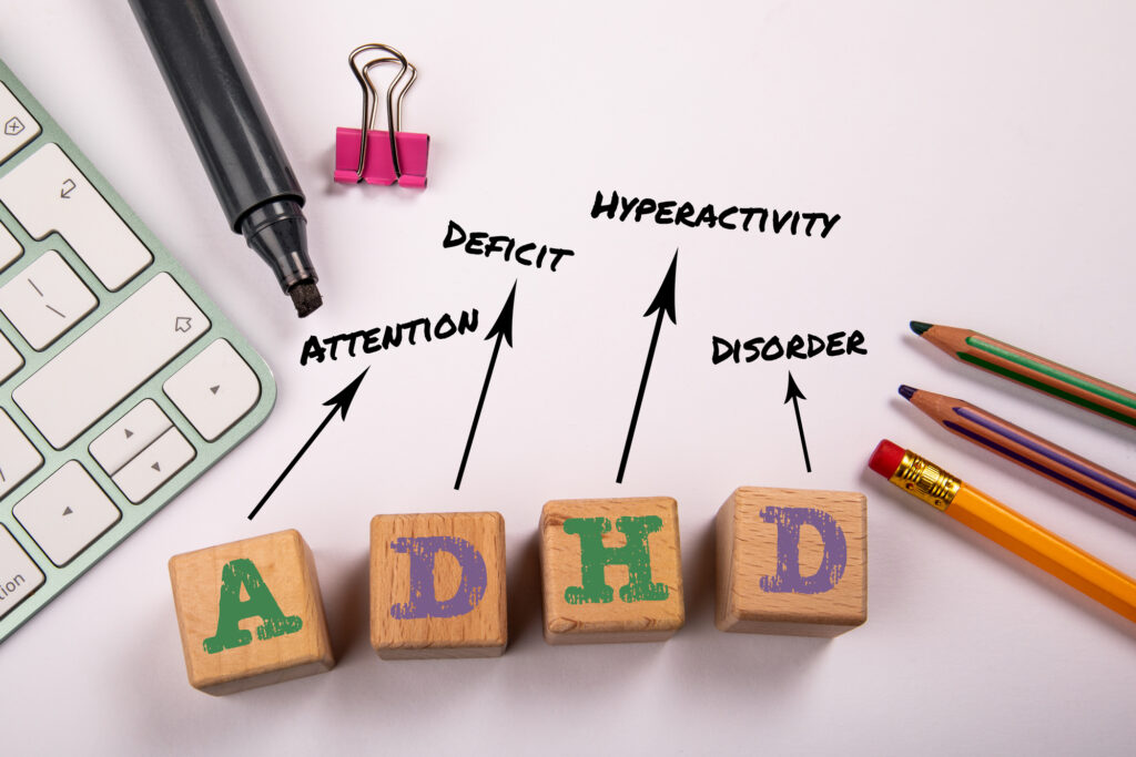 ADHD - Attention Deficit Hyperactivity Disorder. 